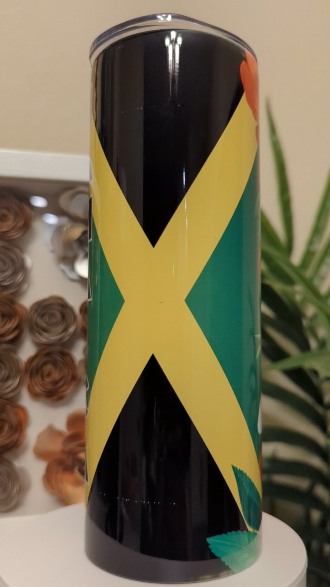 Jamaican Flag 20 Ounce Tumbler