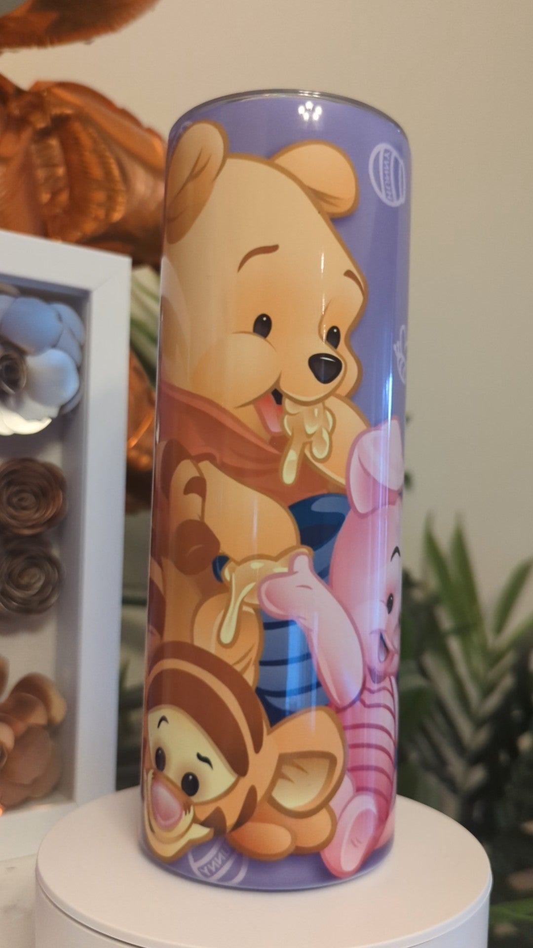 Purple Pooh 20 Ounce Tumbler