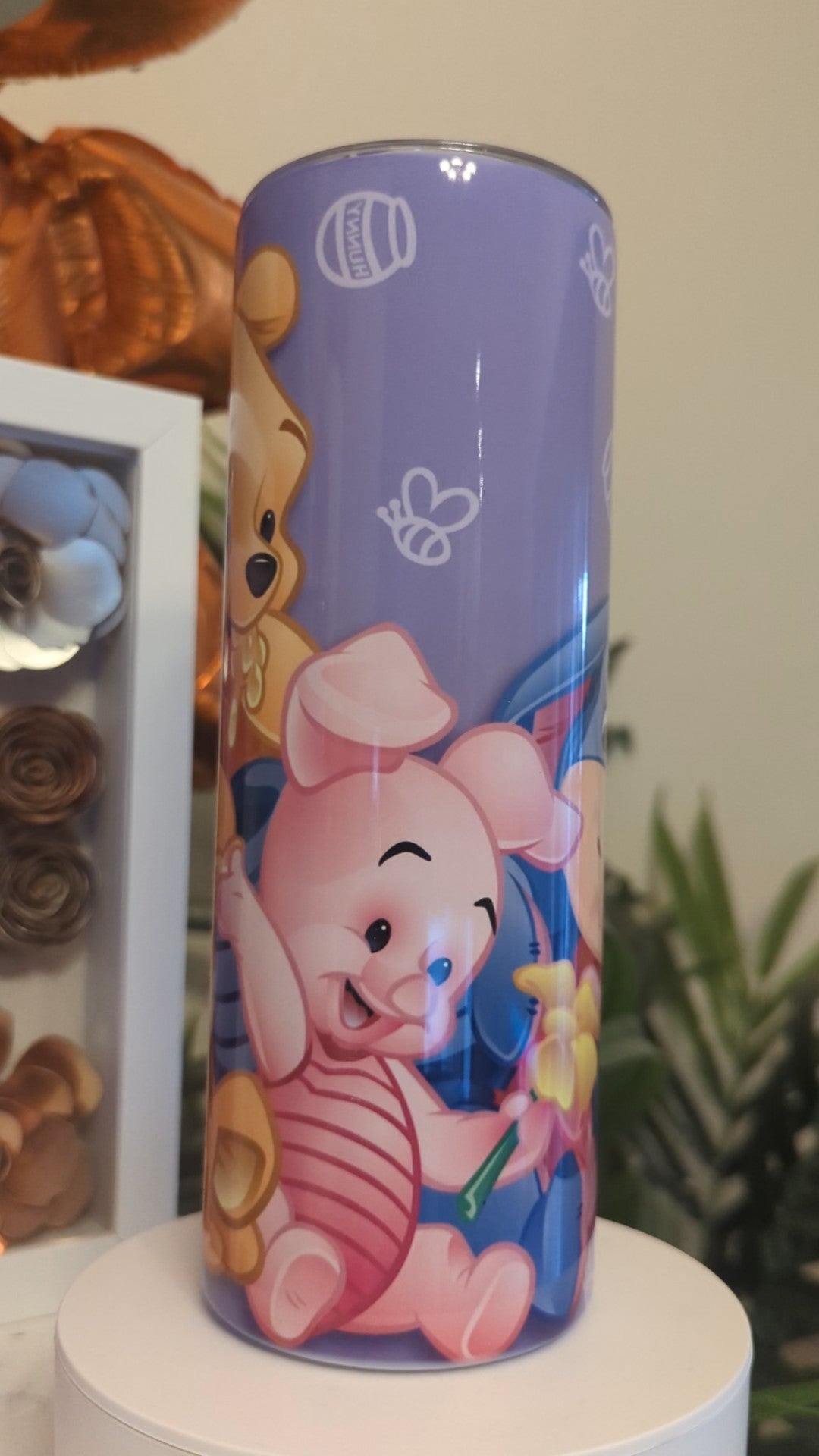 Purple Pooh 20 Ounce Tumbler