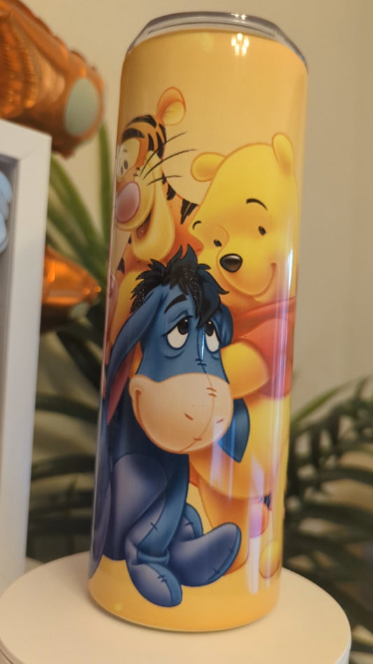 Yellow Pooh 20 Ounce Tumbler