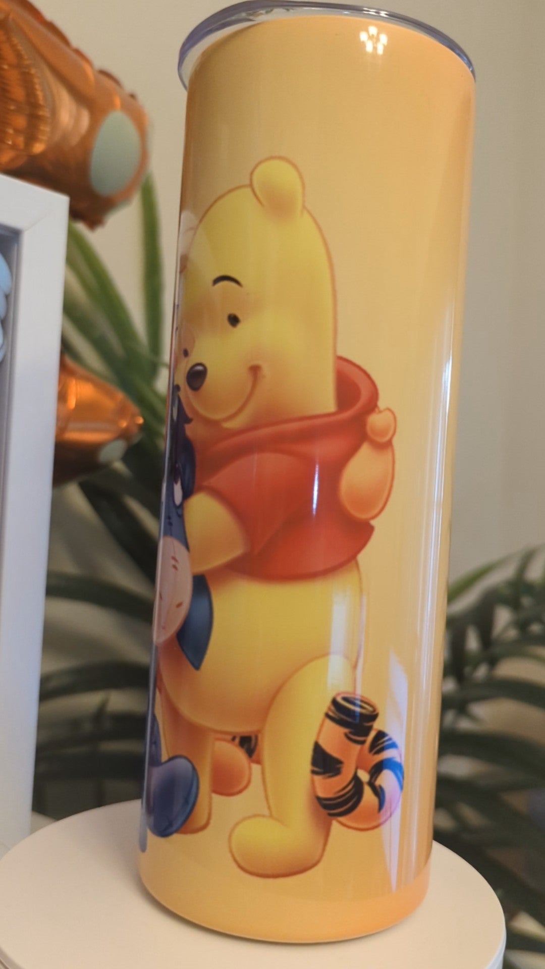 Yellow Pooh 20 Ounce Tumbler