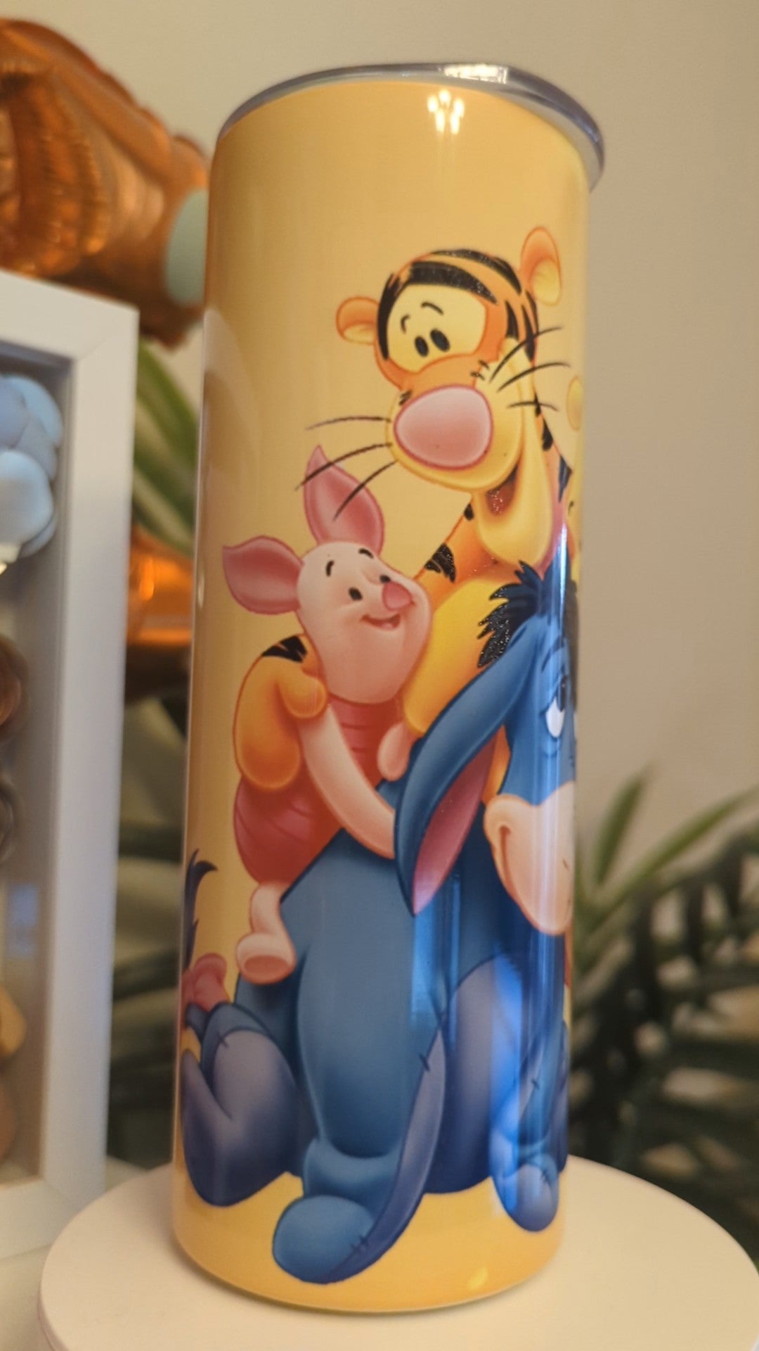 Yellow Pooh 20 Ounce Tumbler