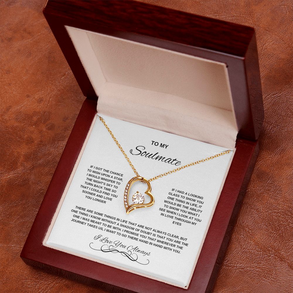 Soulmate Forever Love Necklace with On Demand Message