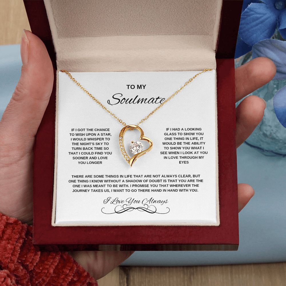 Soulmate Forever Love Necklace with On Demand Message