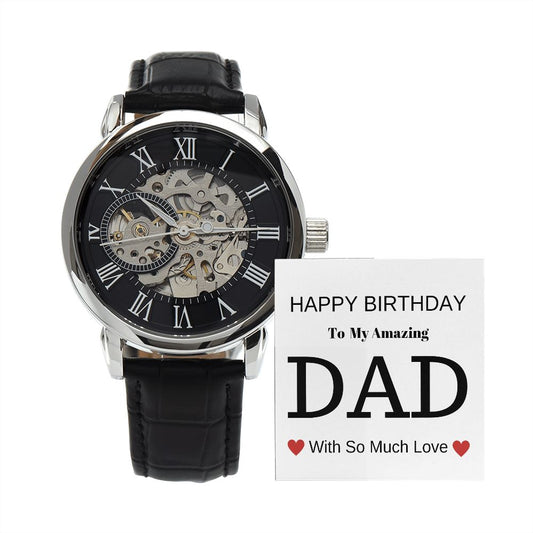 HB Dad Men's Openwork Watch with MC