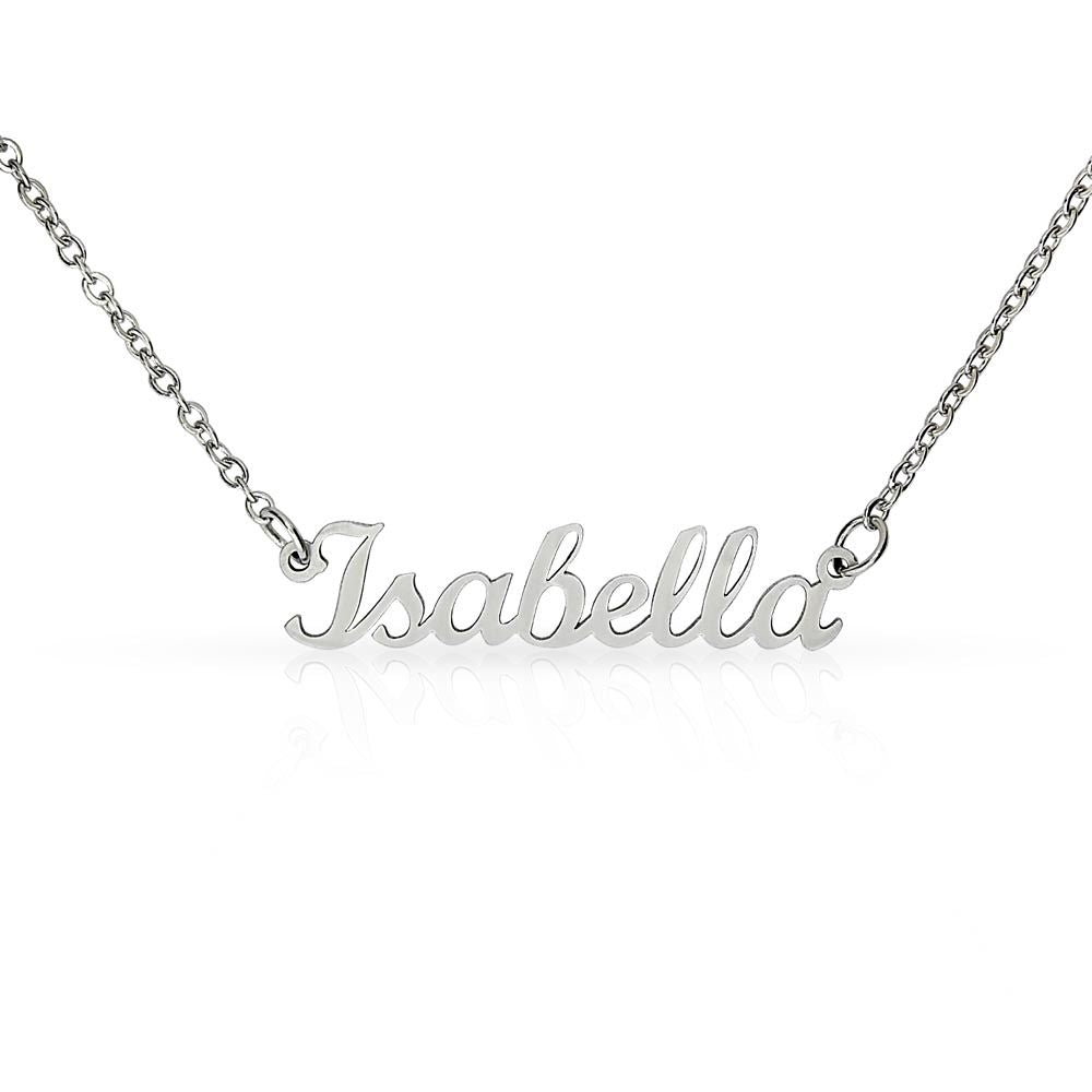 Custom Name Necklace with no MC