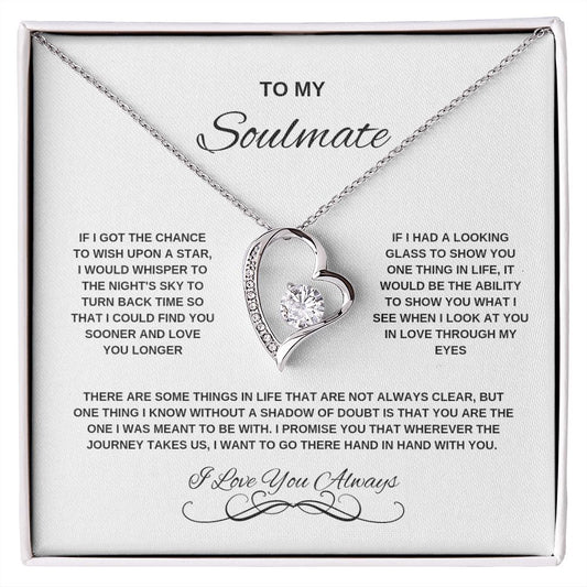 Soulmate Forever Love Necklace with On Demand Message