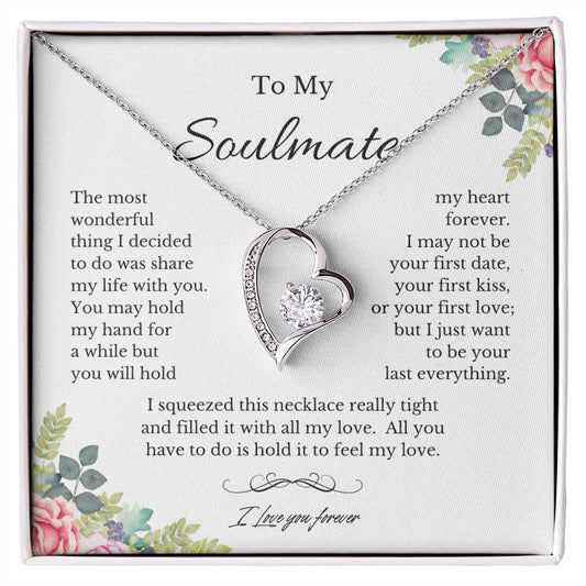 Soulmate Forever Love Necklace with On Demand Message Card