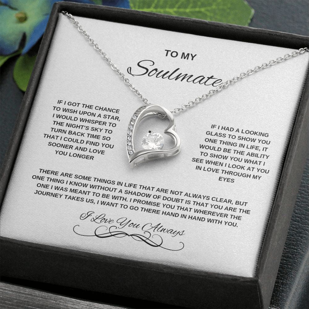 Soulmate Forever Love Necklace with On Demand Message